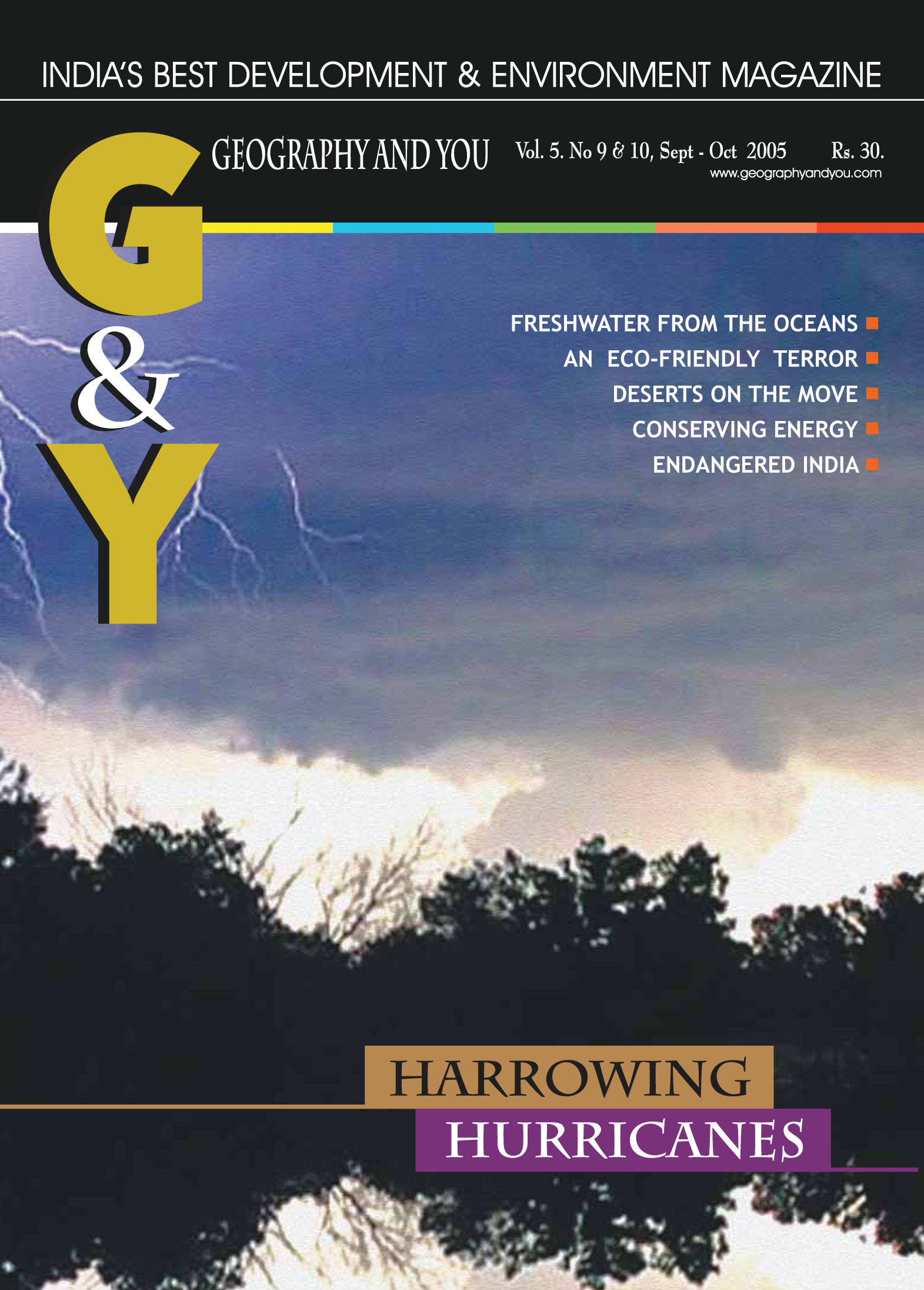 Harrowing Hurricanes (Sept-Oct 2005) cover